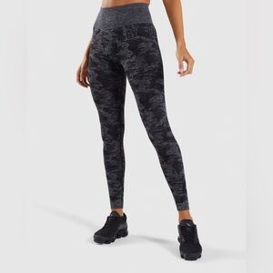 Gymshark Charcoal Camouflage Leggings